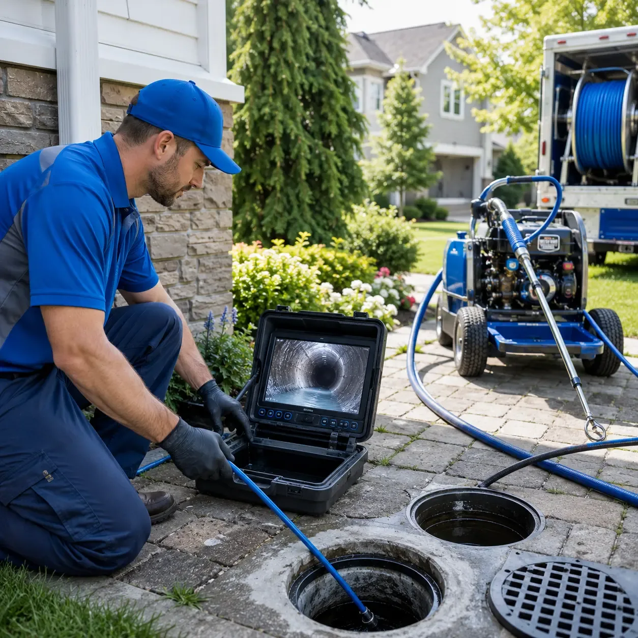 Outdoor drain cleaning professionals serving Germantown, NY